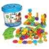 Learning Resources Gears! Gears! Gears! Super Building Toy Set, STEM Toys, Construction Toys, Gears for Kids, 150 Pieces, Ages 3+, Blue