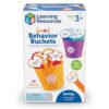 Learning Resources Good Behavior Buckets - Montessori Toys, Calm Down Corner Supplies, Social Emotional Learning Skills Games, Behavior Management Classroom Tools, Fine Motor Preschool, Kids Gifts