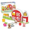 Learning Resources Peekaboo Learning Barnyard Playset - Farm Animal Toys, Montessori Toddler Toys, Imaginative and Fine Motor Skills, Counting Skills for Kids, Birthday Gifts for Boys and Girls