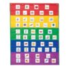 Learning Resources Rainbow Pocket Chart - Classroom Pocket Charts with Hanging Wall Pockets, Sentence Strips for Teachers, Word Wall Cards, Classroom Organization Display