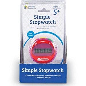Learning Resources Simple Stopwatch - 6 Pieces, Ages 5+ Early Childhood Education Materials, Teacher Supplies