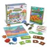Learning Resources Skill Builders! Dinosaur Activity Set - 22 Pieces, Ages 4+, Critical Thinking, Math Manipulatives, Board Games, Preschool Activity Book, Jurassic toys
