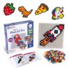 Learning Resources STEM Explorers Pixel Art Pro - Critical Thinking, Math Manipulatives, Problem Solving Skills, Pattern Blocks, Brain Games, Montessori, Fine Motor Skills, Gifts for Boys and Girls