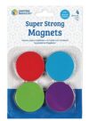 Learning Resources Super Strong Magnets - Strong Fridge Magnets, Magnet for Whiteboard, Magnetic Circles for Classroom, Refrigerator Magnet Set