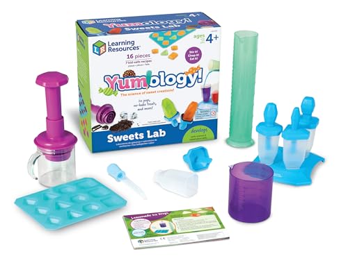 Learning Resources Yumology Science Sweets Lab,STEM Toys, Candy Experiments, Science Kit for Kids, Fun Gifts for Kids, 16 Pieces, Ages 4+