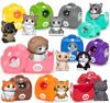 Learning Toys for 1 2 3 Year Old Boys Girls, 20 Pcs Cat Toys for Toddlers 1-3, Kitten Finger Puppet Games, Counting Matching Sorting Motor Educational Playset, Gifts for Baby Toddlers Age 12-18 Months