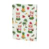 Leather A5 Notebook Cover (Hawaiian Tropical Summer Corgis Pineapple Palm)