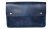 Leather File Folder Organizer Document Holder, File Case, A5 Binder, Envelope Portfolio, Portfolio,Spacious Leather Folio Laptop Sleeve Case for 13" 14" 15" Laptops,Macbook & Tablets (Blue)