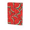 Leather Journal Cover for Women Men (Summer Fruit Red Green Watermelon)