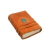 Leather Journal Vintage Stone Notebook Dairy 6X9 for Men & Women,Office