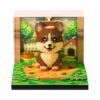LeatherleafWorth 3D Timepiece Calendar 2027 Paper Art Memo Pad with LED Light – Tear-Away Desk Calendar for Record, Planner & Habit Tracker, Bookmark, Gift & Decorative Office Decor (Corgi)