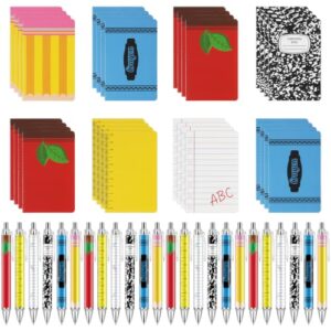 Lebsitey 48 Pcs Back to School Gifts Bulk Teacher Notebooks Teacher Ballpoint Pens First Day of School Favors Thank You Gift for Teachers Employee Coworker Staff Office Supplies
