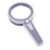 LED Lights with Warm and Cold Light, Elderly Reading and Maintenance Acrylic Magnifying Glass