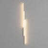 LED Minimalist Wall Sconce 31.5" Linear Wall Lamp, Modern Metal Wall Light, 80cm Long Strip Light Bedroom Bedside Lighting Fixtures for Hallway Bedroom, 30W 3-Color Temperature Mode (White wall lamp)