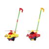 LeeQinersw 2 Pieces Push Along Walking Toys Push and Pull Wheel Musical Handle Rotatable Early Learning Developmental Gift Suitable for Birthday Gift