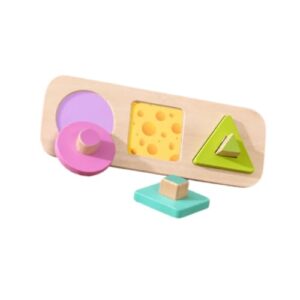 LeeQinersw Form Peg Puzzle Educational Puzzle for Baby Children 12-18-24
