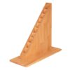 LeeQinersw Stand Wooden Math Teaching Shelf Rods Counting Measuring Sensorial Material Suitable for Kids Preschool Learning 41cmx9cmx19.