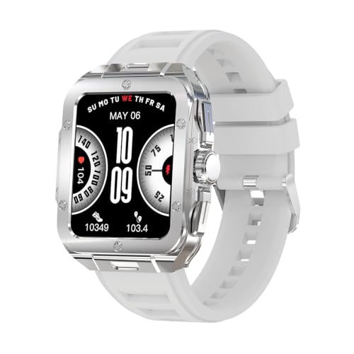 Lefitus Smart Watch for Women Android & iPhone, IP68 Waterproof Activity Fitness Tracker for Women with Bluetooth Call (Answer/Make), 1.85" HD Smartwatch with Heart Rate/Sleep Monitor, 2 Bands