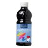 Lefranc Bourgeois 188017 Liquid Tempera Redimix Paint, Luminous Water-Based Gouache Paint, High Coverage, Excellent Painting Properties, Ready to Use, 500 ml Bottle - Black