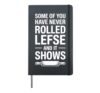 Lefse Design For Men Women Kids Rolling Team Lefse Hardcover Journal, Black