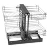 Left & Right Blind Corner Cabinet Organizer 2 Tier Slide Out Drawers 4