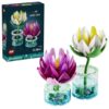 Lego 11511 Botanical Waterlily Toy, Birthday Gift, Blocks, Girls, Boys, Kids, 9 Years, 10 Years, 11 Years, Elementary School, Bouquet, Artificial Flowers, Decoration, Decorative Plants, Faux Green