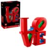 LEGO Art Love Collectible Building Set - DIY Kit for Adults, Ages 18+ - Gifts for Birthdays - Home Decor to Display on Table - 31214