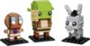 LEGO BrickHeadz Shrek Donkey & Gingy Figures Set #40923 – 260 Pieces, 3 Collectible DreamWorks Characters incl. Shrek's Beware Ogre Sign | Ages 10+ | Shrek Gift for Kids