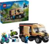 LEGO City Mountain Bike Adventure Van Set #60512 – 260 Pieces, 2 Mountain Bikes, Fold-Down Rack, Opening Doors & 2 Minifigures with Repair Accessories | Ages 7+