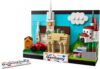 LEGO Creator Germany Postcard – 240-Piece 3D Landmark Building Set with Brandenburg Gate & Munich New Town Hall, Collectible Travel Souvenir Display Gift – 40954