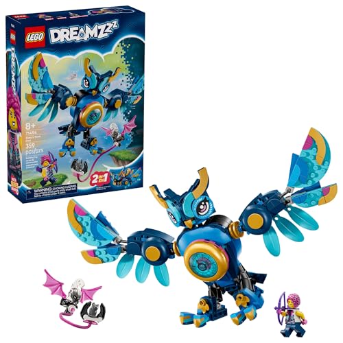 LEGO DREAMZzz Zoey’s Time Owl Building Toy - Pretend Play Set for Girls & Boys - Storytelling Toy for Kids, Ages 8+, with 2 Construction Modes - Gift Idea for Birthdays & Holidays - 71494
