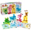 Lego Duplo 10472 Animal Building Game Toy Birthday Present Blocks Educational Boys Girls Children 1 1/2 Year Old 2 6 Year Old Toddlers Animal Creatures Pretend Play Game