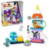 LEGO DUPLO 3 in 1 Space Shuttle Adventure Toddler Building Toys - Space Toys for Boys & Girls, Ages 3+ Years - Gift for Christmas - Learning & Pretend Play Activity - 10422