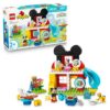 LEGO Duplo Play with Mickey, Minnie, and Pluto! Mickey Mouse Clubhouse Toy, Gift, Blocks, Educational, Boys, Girls, Kids, Ages 1.5, 2, 4, Toddlers, Disney Merchandise, Animals, Creatures, 10465