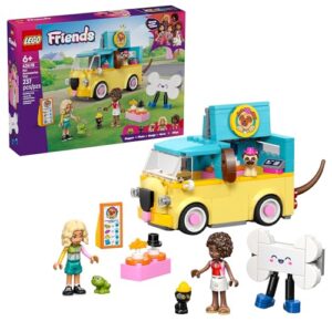 LEGO Friends Pet Accessories Van Building Toy for Girls & Boys - Pretend Play Set for Kids, Ages 6+ - W/Nova & Aliya Minidolls, 3 Pet Figures, & Accessories - Gift Idea for Birthdays - 42678