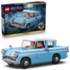 LEGO Harry Potter Enchanted Flying Ford Anglia Car Building Toy for Boys & Girls - Book Shelf & Bedroom Decor for Ages 14+ - W/Harry, Ron, & Hedwig Minifigures - Gift Idea for Birthdays - 76470