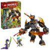 LEGO NINJAGO Cole’s Mission Mech & Dragon Zane Building Toy for Boys, Girls & Kids, Ages 7+ - Poseable Mech W/Cole, Acid Monster, & Zane Minifigures for Pretend Play - Gift Idea for Birthdays - 71854
