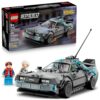 LEGO Speed Champions Time Machine from Back to The Future Building Toy for Kids - Pretend Play & Display Car Toy W/ 2 Build Modes for Boys & Girls, Ages 9+ - Gift for Birthdays - 77256