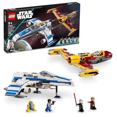 LEGO Star Wars: Ahsoka New Republic E-Wing vs. Shin Hati’s Starfighter 75364 Star Wars Playset Based on The Ahsoka TV Series, Show Inspired Building Toy for Ahsoka Fans Featuring 5 Star Wars Figures