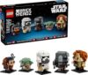 LEGO Star Wars BrickHeadz The Mandalorian & Grogu Allies & Villains – 661-Piece Buildable Figures Set with 5 Characters, Collectible Display Model Gift for Kids & Adults – 40856