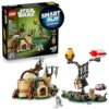 LEGO Star Wars SMART Play: Yoda’s Hut and Jedi Training - Building Toy for Role Play - Compatible Set with 2 SMART Tags and 2 Minifigures - Gift for Boys, Girls and Kids Ages 8+ - 75422