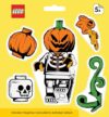 LEGO Sticker - Skeleton (53835), Halloween, 5 Stickers, 1 Sheet, for Water Bottle, Laptop, Notebook