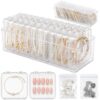 Legrape Acrylic Jewelry Box with 12 Small Boxes & 30 Anti Tarnish Bags