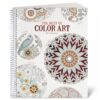 Leisure Arts The Best Of Color Art For Everyone Adult Coloring Book For Women And Men, 8.5" X 10.75" - Over 90 Designs - Stress Relieving Adult Coloring Books