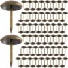 Lekgavd 100pcs Round Head Thumb Tacks for Wall, Bronze Pins, 0.4 x 0.6 in