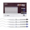 Lekreo 18 Counts Erasable Gel Pens, 0.7mm Fine Point Retractable Clicker Pens with 18 Black Blue Refills,Make Mistakes Disappear for Writing Planner Drawing and Crossword Puzzles