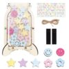 LeLehome Magnetic Reward Jar for Kids, Cute Wood Incentive Jar Behavior Chart Reward System for Home Classroom Potty Training Chores Good Habits, Boys & Girls