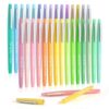 Lelix 30 Colors Felt Tip Pens, Medium Point Pastel Colored Pens, Felt Tip Markers Pens For Journaling, Writing, Note Taking, Planner Coloring, Perfect for Art Office and School Supplies