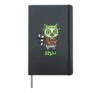 Lemur Frankenstein Bruh Halloween Hardcover Journal, Black