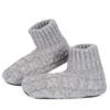 LEMZONE Womens Fuzzy Slipper Socks with Grippers Warm Indoor Sherpa Lined House Shoes